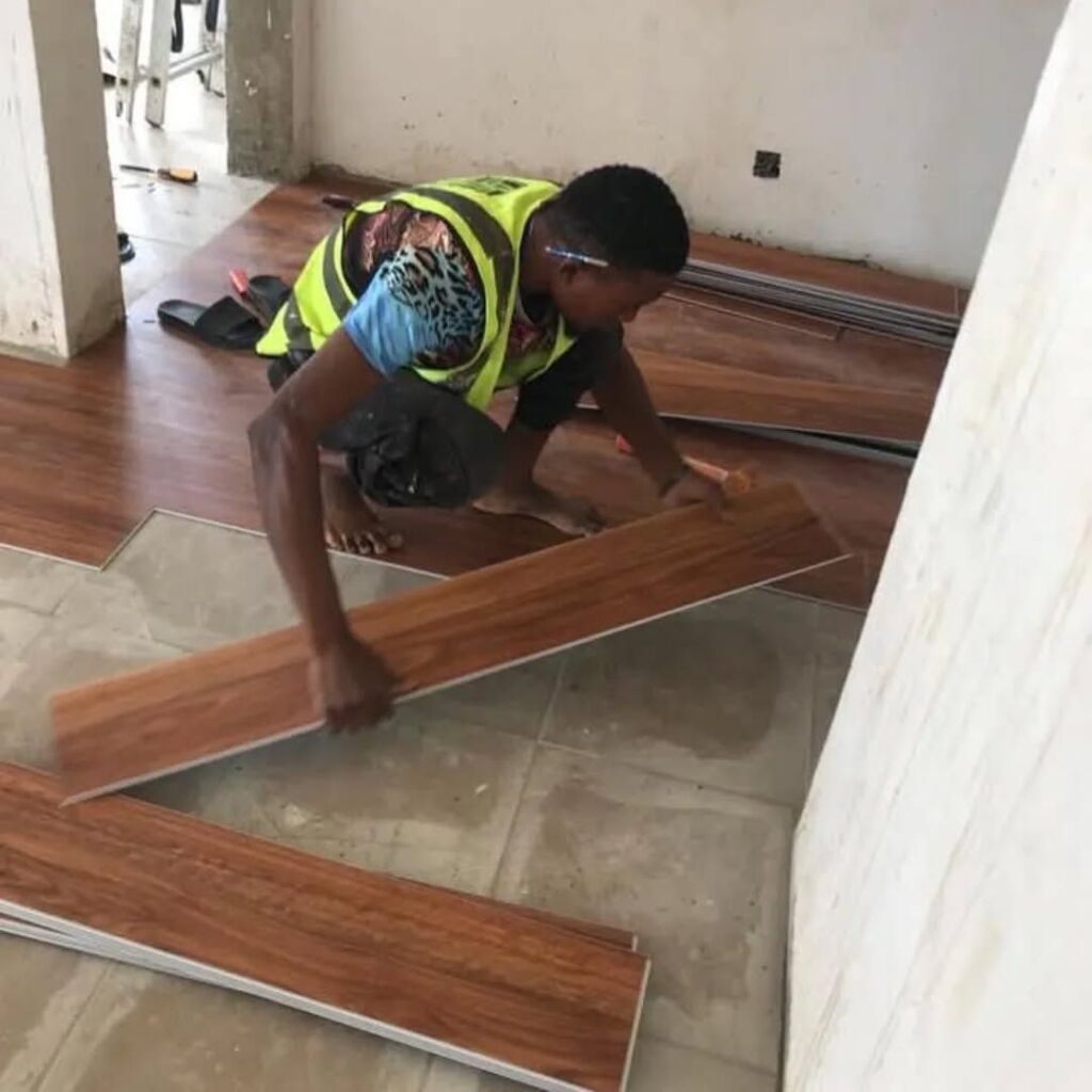 flooring worker