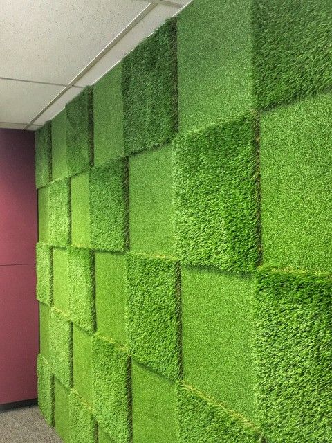 green grass wall